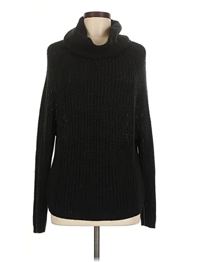 Pre-owned Ambiance Turtleneck Sweater In Black