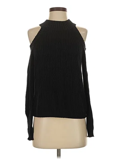 Pre-owned Ambiance Turtleneck Sweater In Black