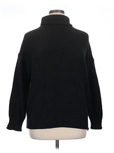 Pre-owned Ambiance Turtleneck Sweater In Black