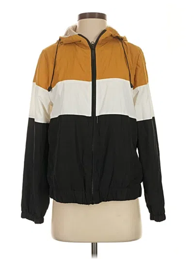 Pre-owned Ambiance Zip Up Hoodie In Brown