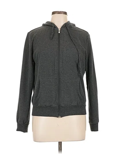Pre-owned Ambiance Zip Up Hoodie In Gray