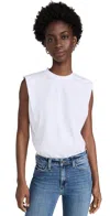 Ambitionist Muscle Tee Thong Bodysuit In White