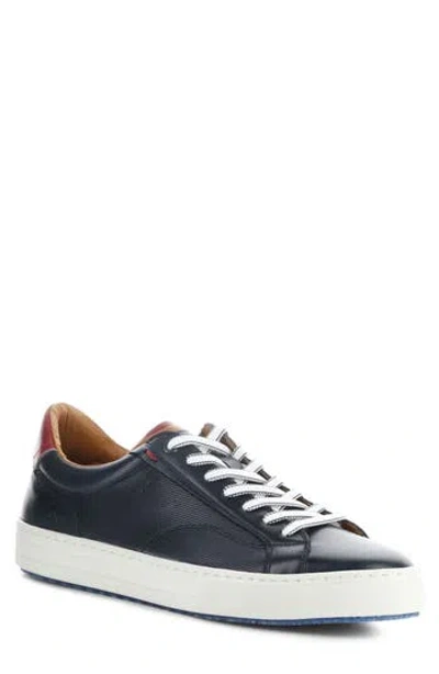 Ambitious 11218 Low Top Sneaker In Navy Leather/suede