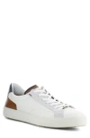 Ambitious 11218 Low Top Sneaker In Off White/cognac Leather