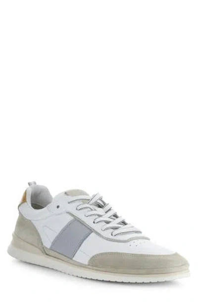 Ambitious 11939 Low Top Sneaker In Beige/offwht/grey Leather