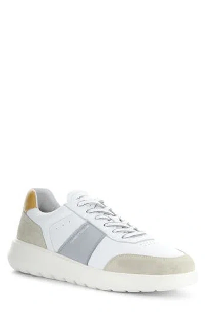 Ambitious Low Top Sneaker In Beige/white/sky Leather