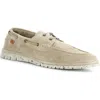 Ambitious Lug Sole Boat Shoe In Sand Suede