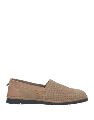 Ambitious Man Sneakers Khaki Size 8 Leather In Multi