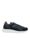 Ambitious Man Sneakers Navy Size 6 Leather, Textile Fibers