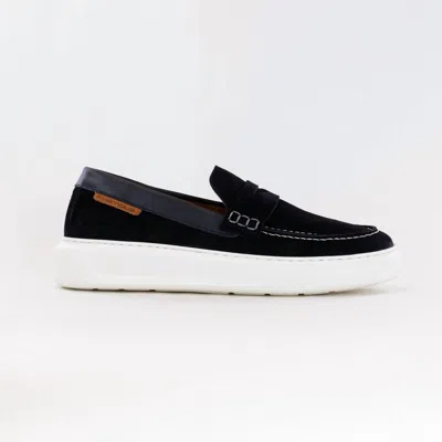 Ambitious Men's Kit Loafer In Navy Suede In Black