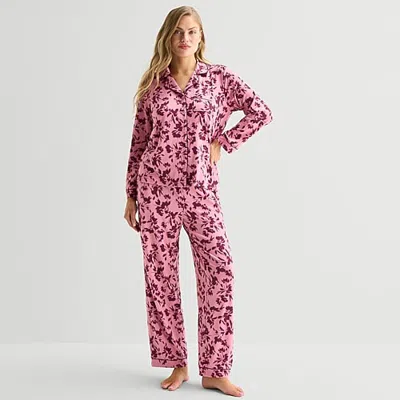 Ambrielle Amb Ls Ll Notch Set In Pink