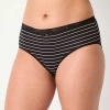 Ambrielle Cotton Brief Panty In Black