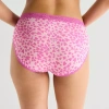 Ambrielle Cotton Brief Panty In Pink
