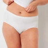 Ambrielle Cotton Brief Panty In White