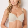 Ambrielle Cotton Demi Bra In Brown