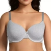 Ambrielle Cotton Demi Bra In Gray