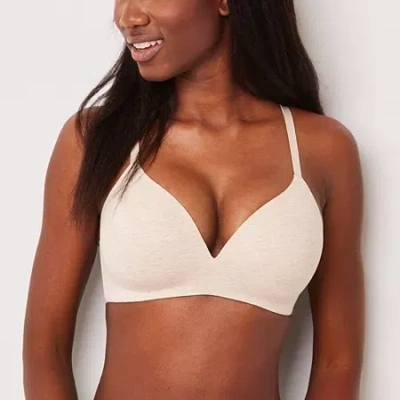 Ambrielle Cotton Wirefree Full Coverage Bra-302711 In Brown