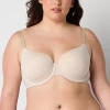 Ambrielle Cotton Womens Medium Support Demi Bra In Brown
