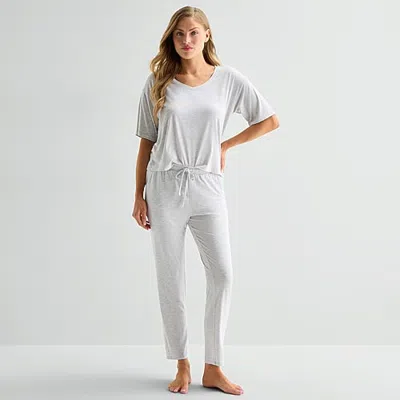 Ambrielle Dream Cool Womens Pajama Pants In Gray