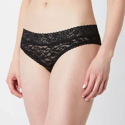 Ambrielle Everyday Lace Cheeky Panty In Black