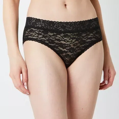 Ambrielle Everyday Lace Hipster Panty In Black