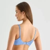Ambrielle Everyday Underwire Full Coverage Bra In Blue