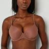 Ambrielle Everyday Underwire Full Coverage Bra In Brown