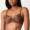 Ambrielle Everyday Underwire Full Coverage Bra In Brown