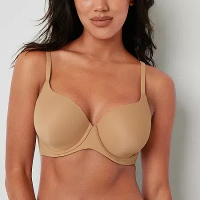 Ambrielle Everyday Underwire Full Coverage Bra In Sand