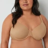 Ambrielle Everyday Underwire Full Coverage Bra In Sand