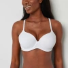 Ambrielle Everyday Underwire Full Coverage Bra In White