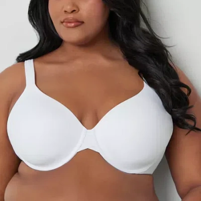 Ambrielle Everyday Underwire Full Coverage Bra In White