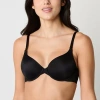 Ambrielle Everyday Womens Medium Support Demi Bra In Black