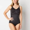 Ambrielle Lycra Fitsense Technology Wirefree Body Briefer In Black