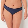 Ambrielle Organic Cotton Bikini Panty 215362 In Blue