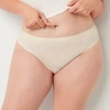 Ambrielle Organic Cotton Thong Panty 303247 In Sand