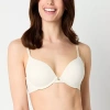 Ambrielle Plunge Push Up Bra In Sand