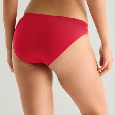 Ambrielle Seamless Bikini Panty In Red