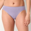 Ambrielle Seamless Lace High Cut Panty In Purple