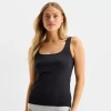 Ambrielle Seamless Shapewear Camisole In Black