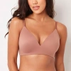 Ambrielle Super Soft Plunge Bra-302724 In Brown