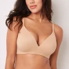 Ambrielle Super Soft Wirefree Full Coverage Bra In Brown