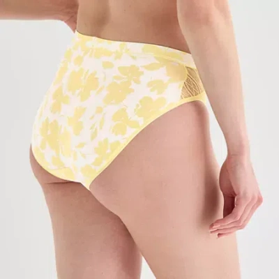 Ambrielle Supersoft High Cut Panty In Yellow