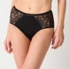 Ambrielle Tulip Lace Womens Brief Panty In Black