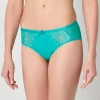 Ambrielle Tulip Lace Womens Hipster Panty 364240 In Green