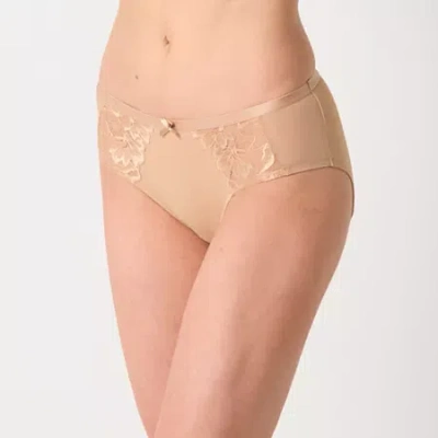 Ambrielle Tulip Lace Womens Hipster Panty 364240 In Sand