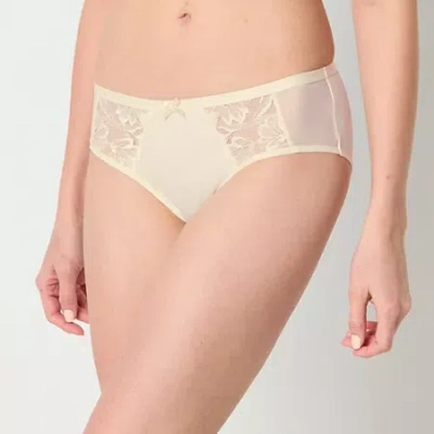 Ambrielle Tulip Lace Womens Hipster Panty 364240 In White