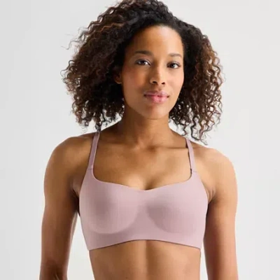 Ambrielle Wireless Balconette Bra 364457 In Pink