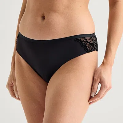 Ambrielle Womens Cheeky Panty 391688 In Black