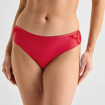 Ambrielle Womens Cheeky Panty 391688 In Red